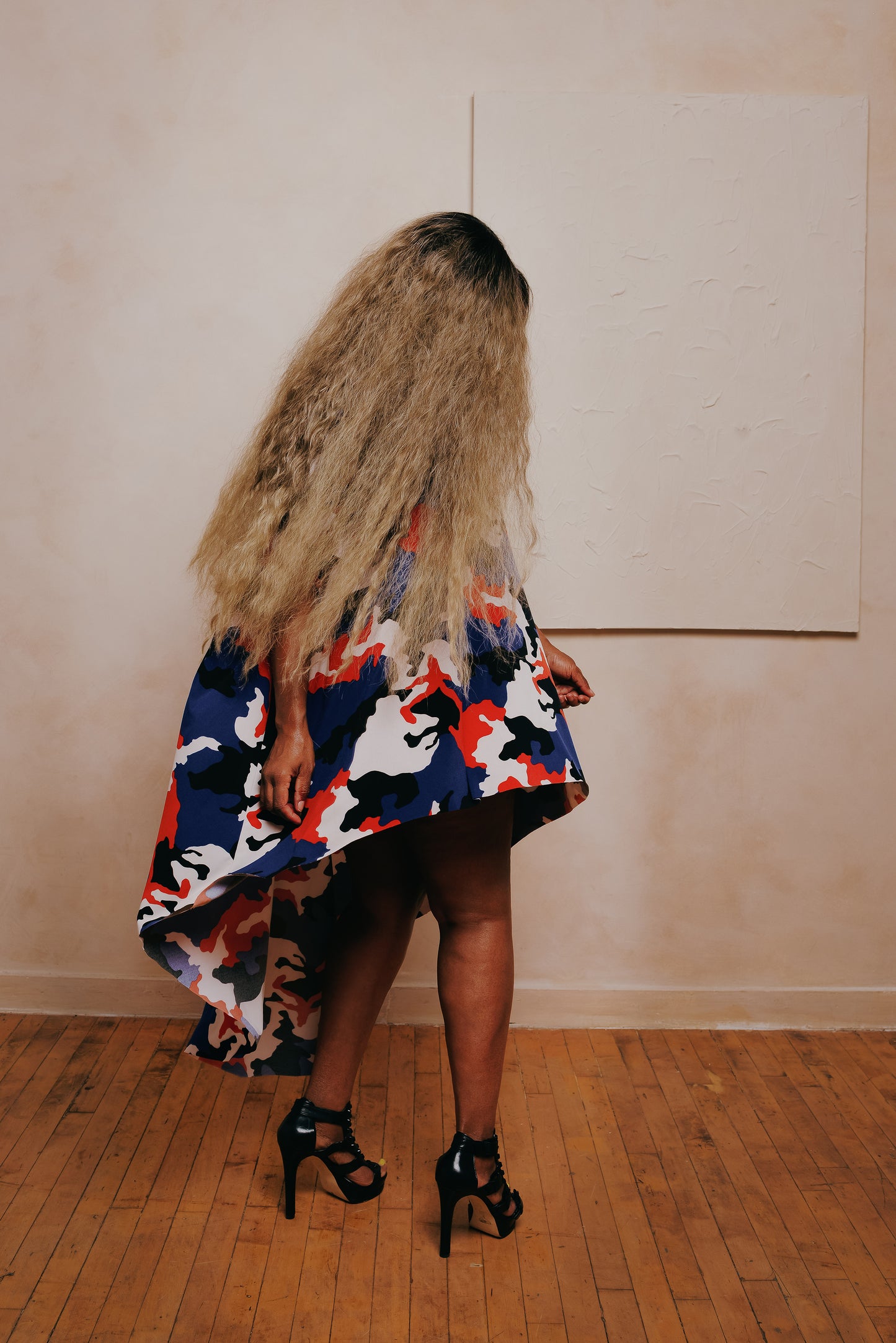 print oversized mini