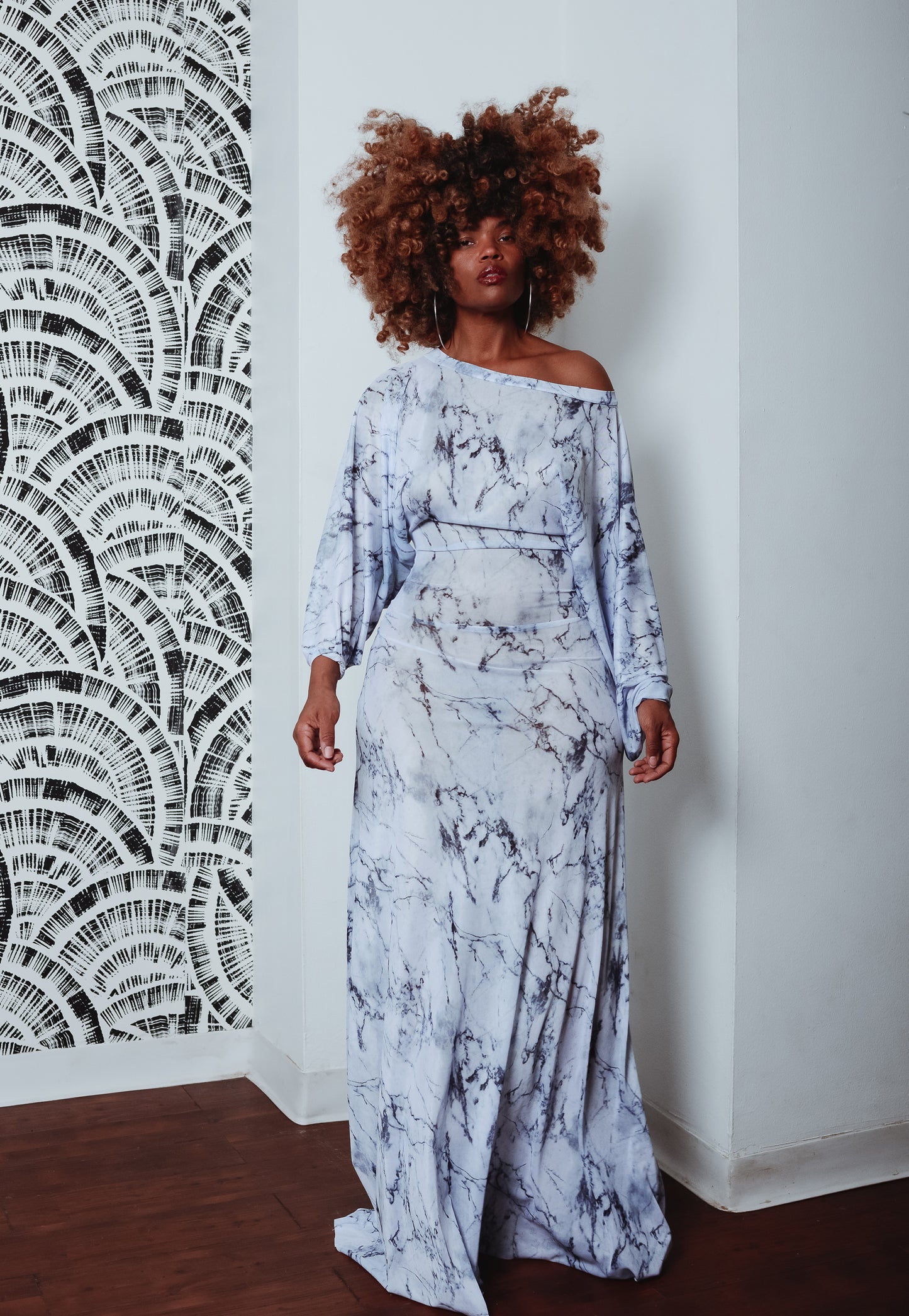 :: select :: marble power mesh batwing