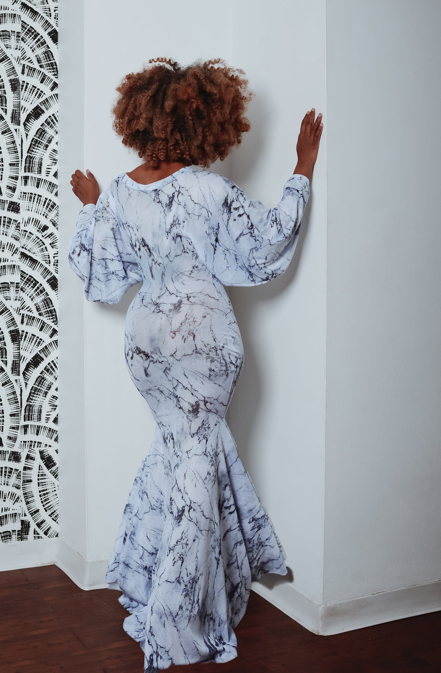 :: select :: marble power mesh batwing fishtail