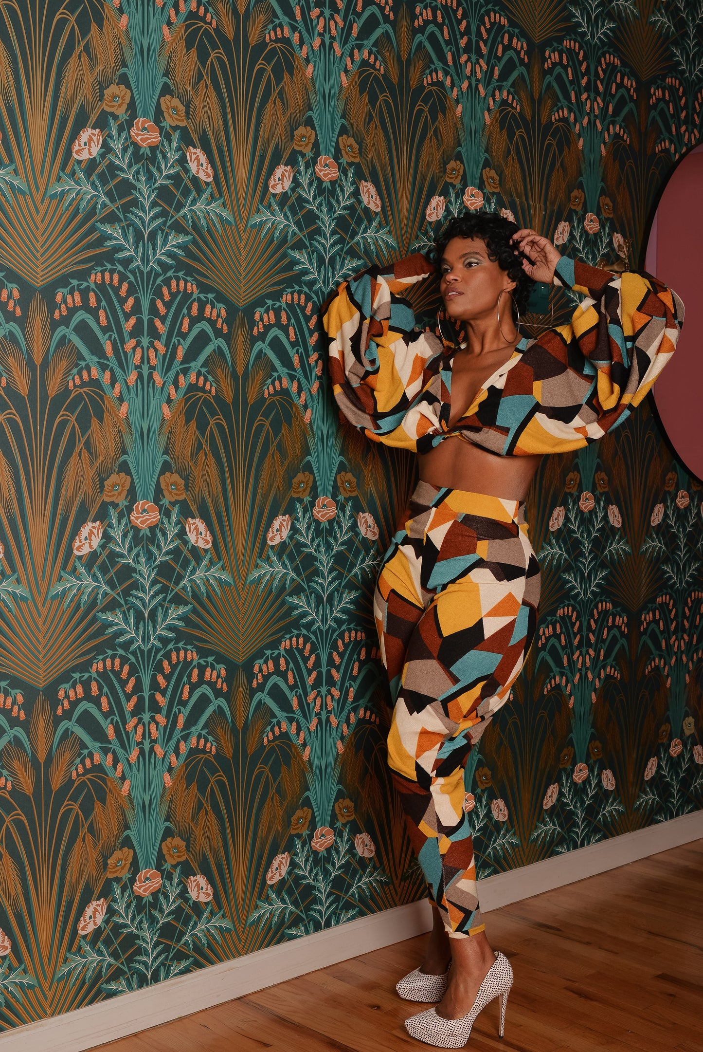:: select :: camp print knit separates