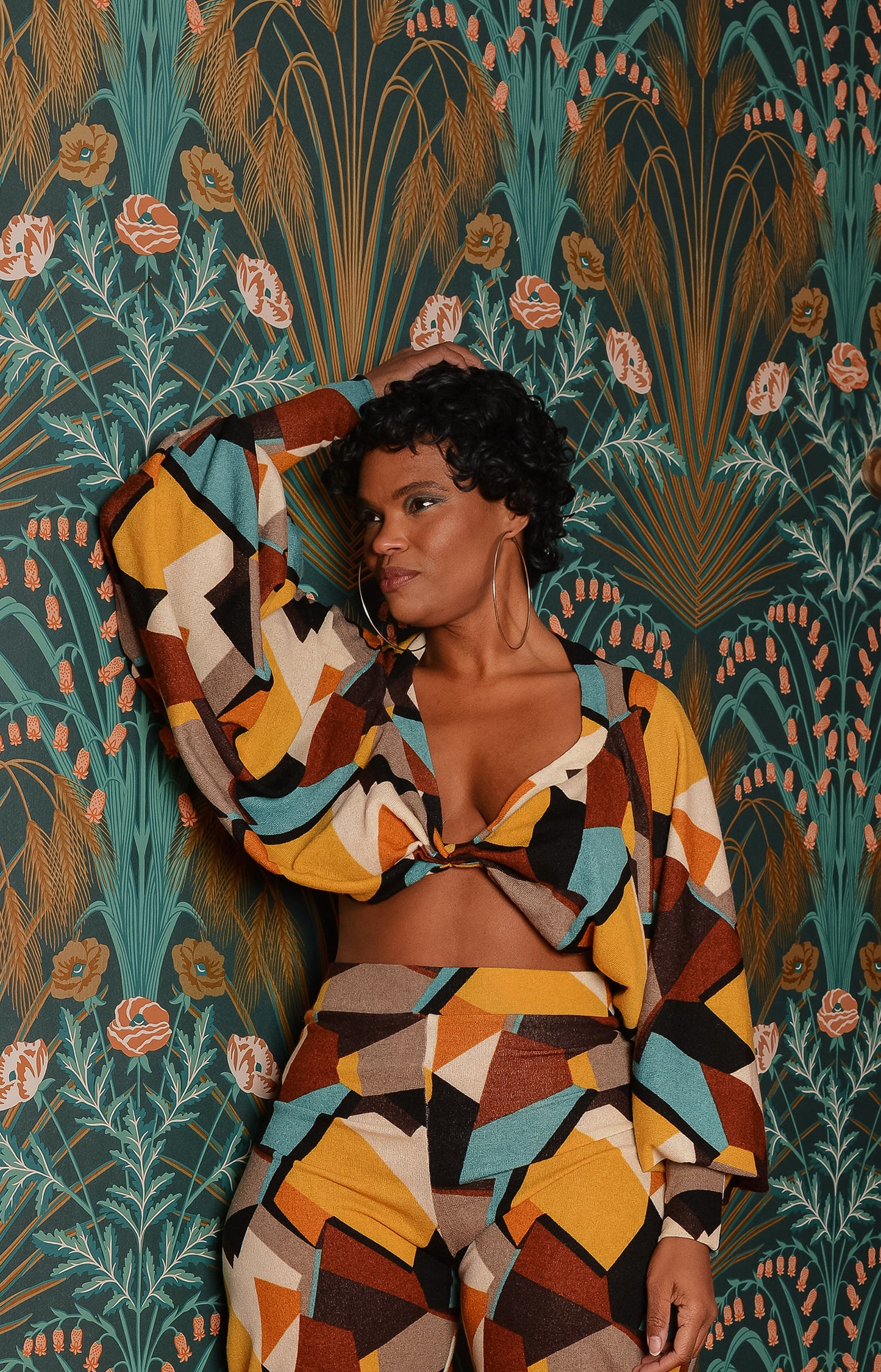 :: select :: camp print knit separates