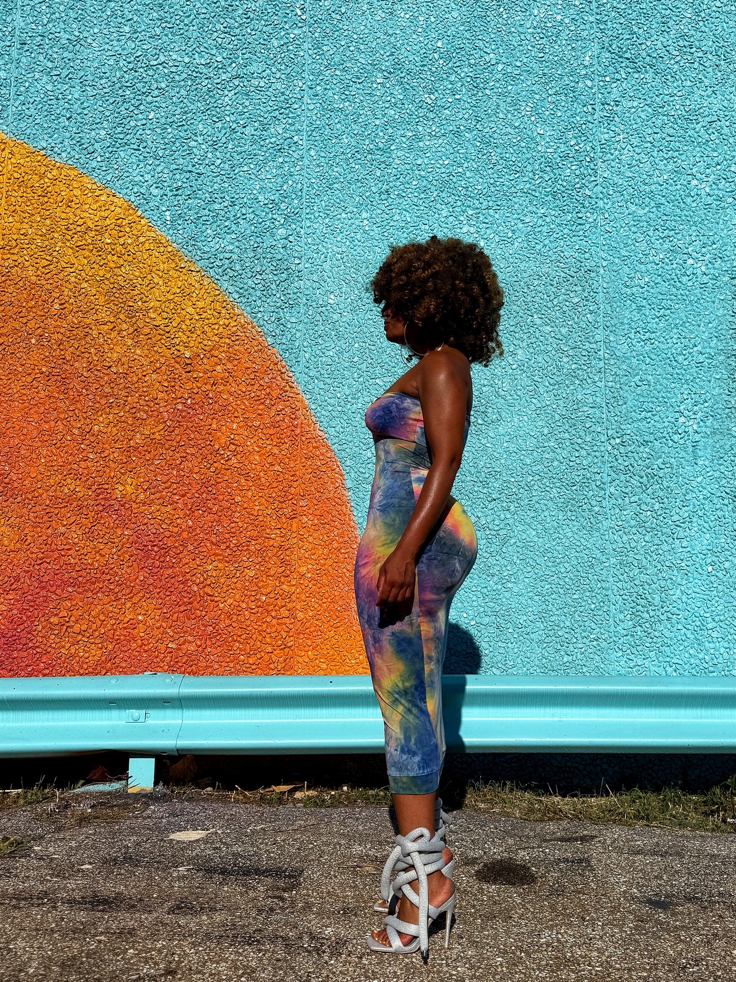 :: select :: neon tube dress