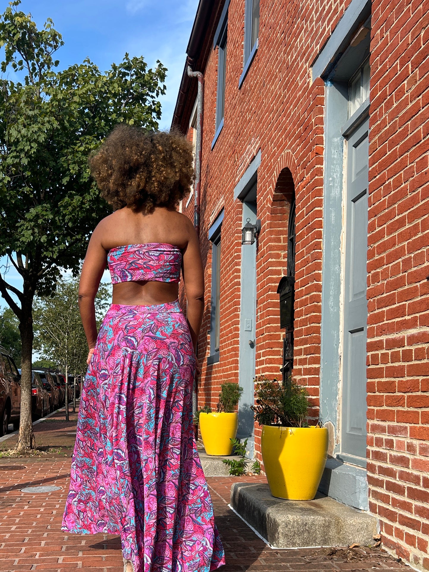 :: day twenty-eight :: paisley af backout strapless