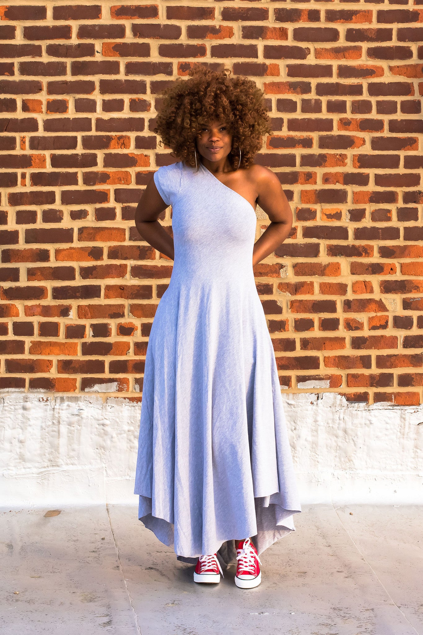 one-shoulder puff
