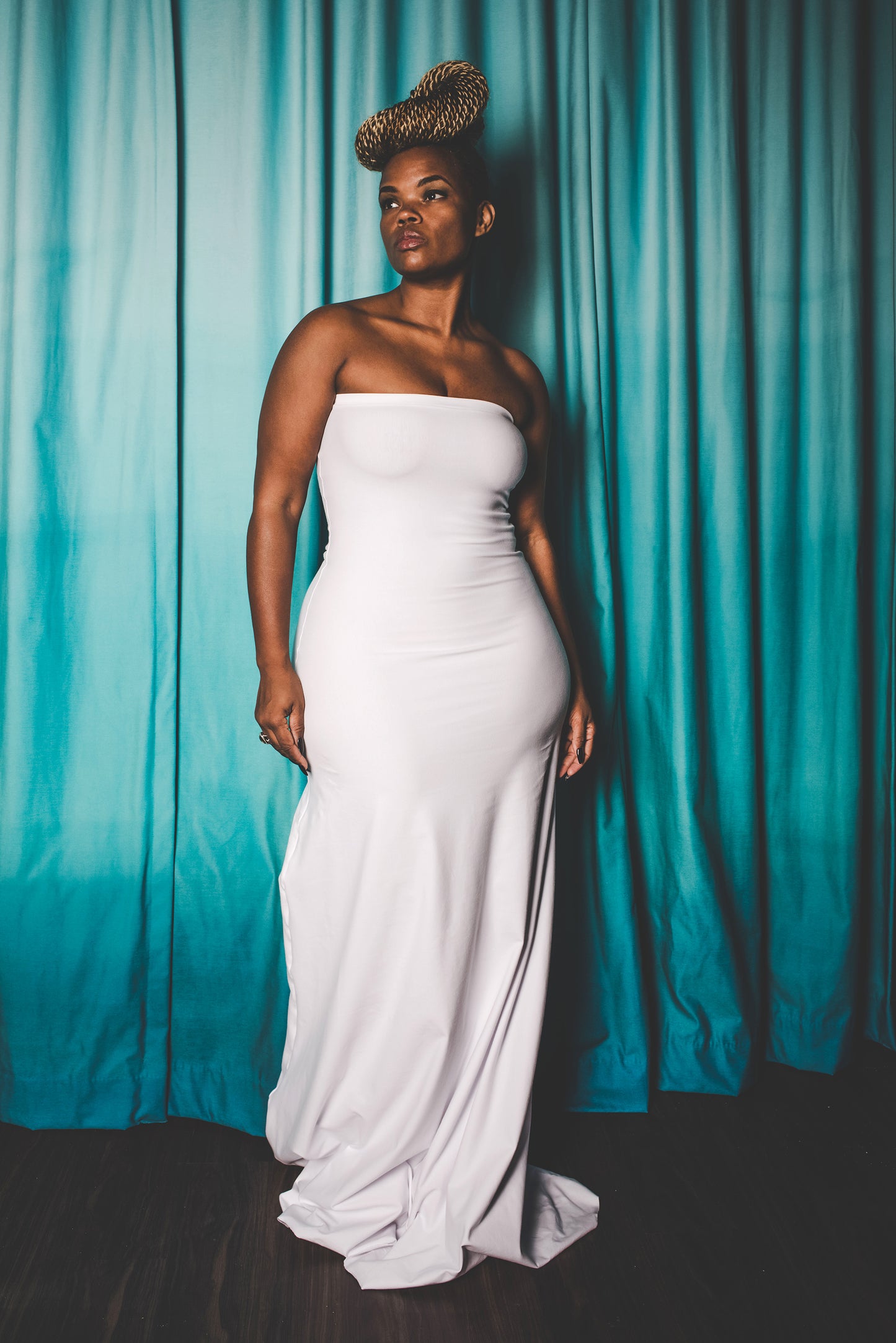 strapless dress