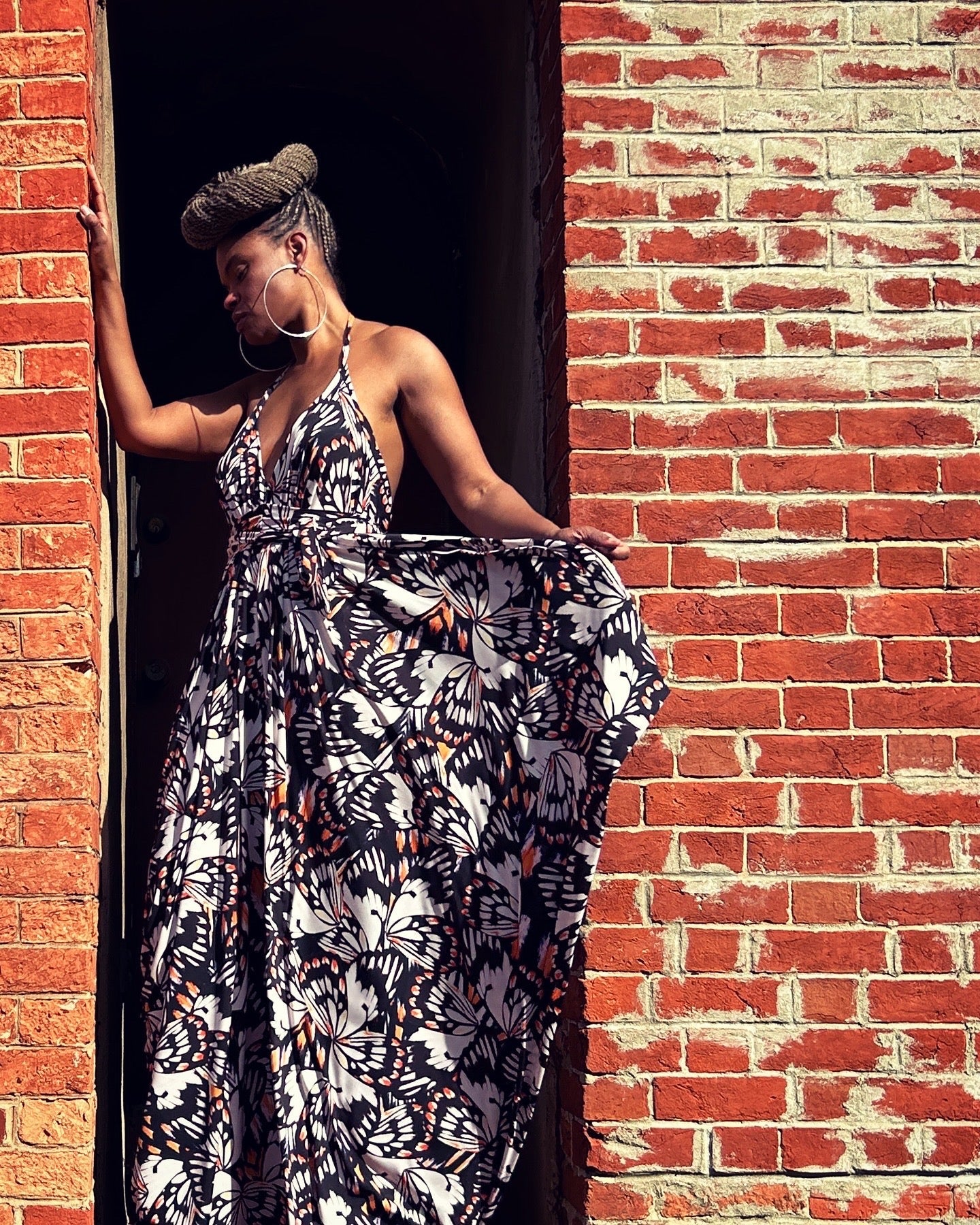 :: day six :: butterfly draped halter