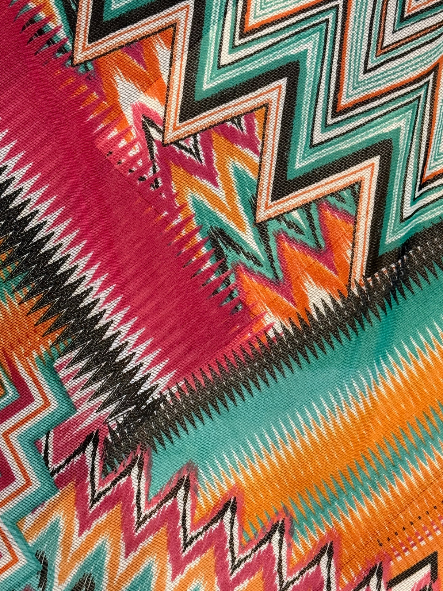 power mesh puff one-shoulder grecian (new prints)
