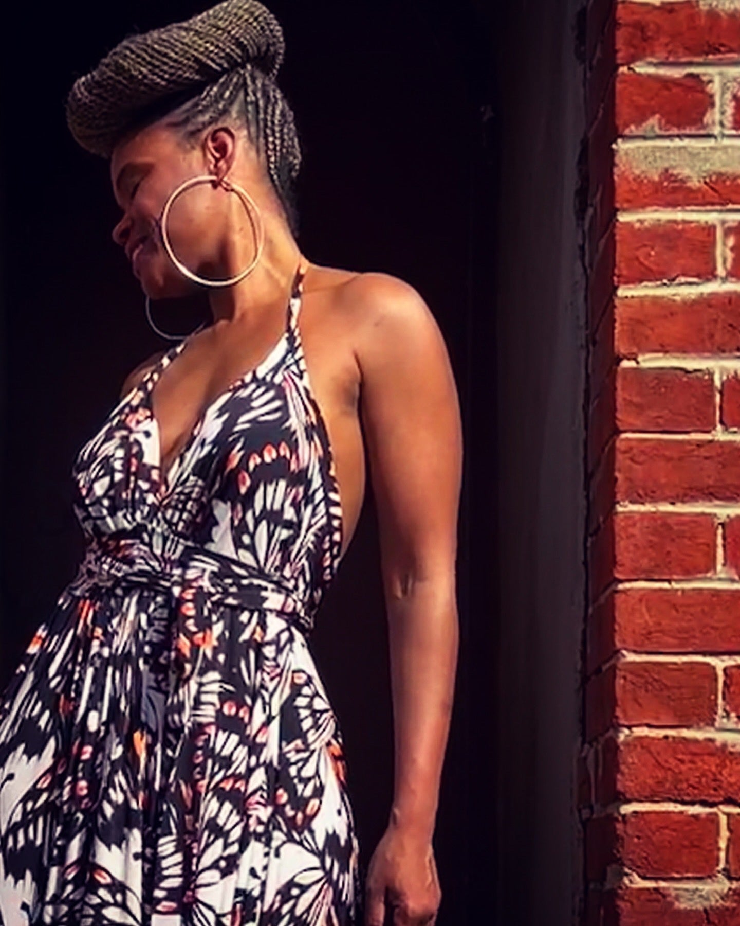 :: day six :: butterfly draped halter