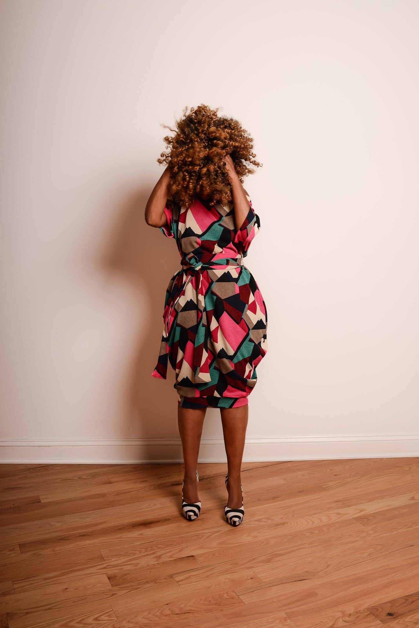 camp drapy shift - pink