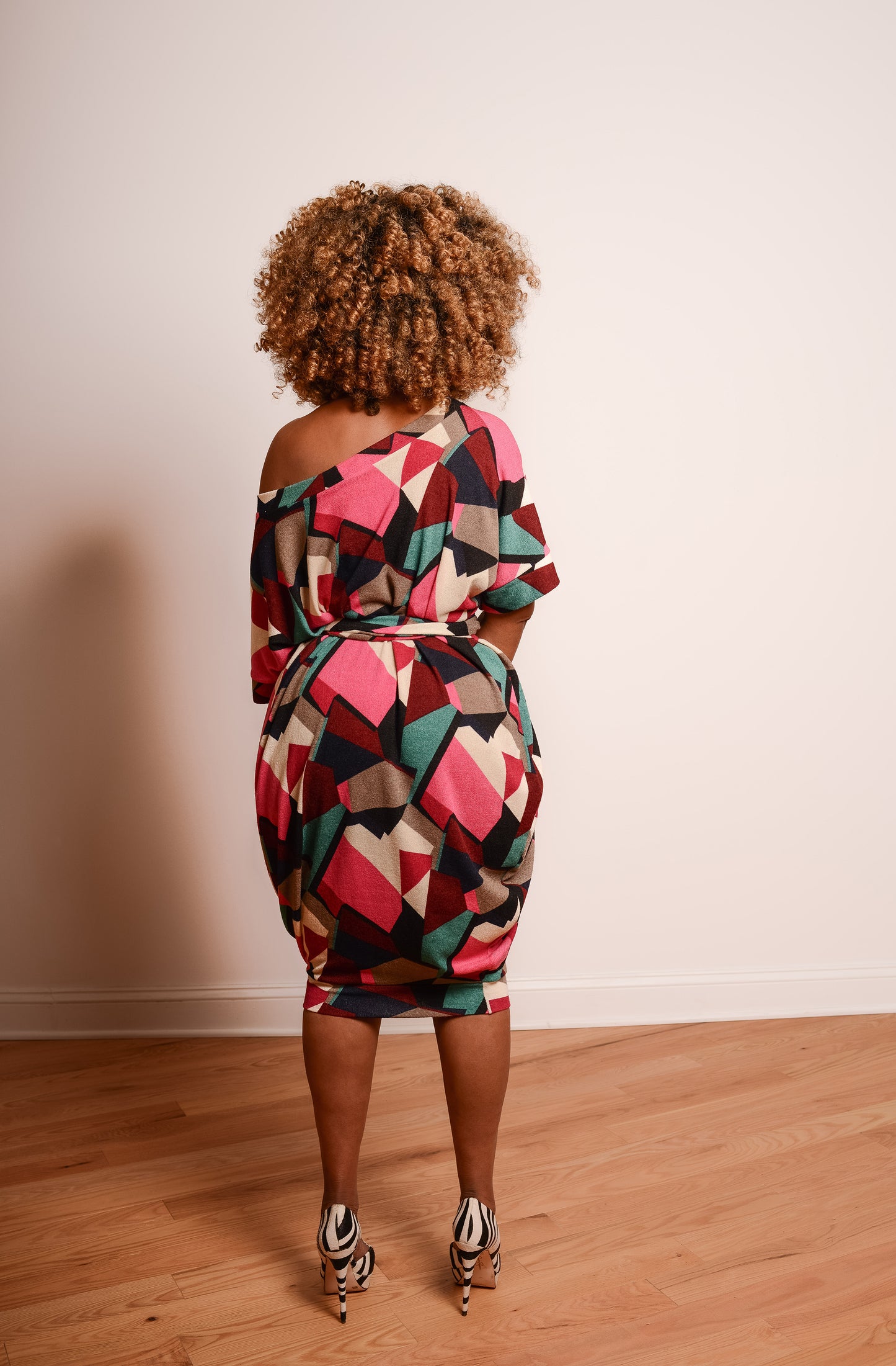 camp drapy shift - pink