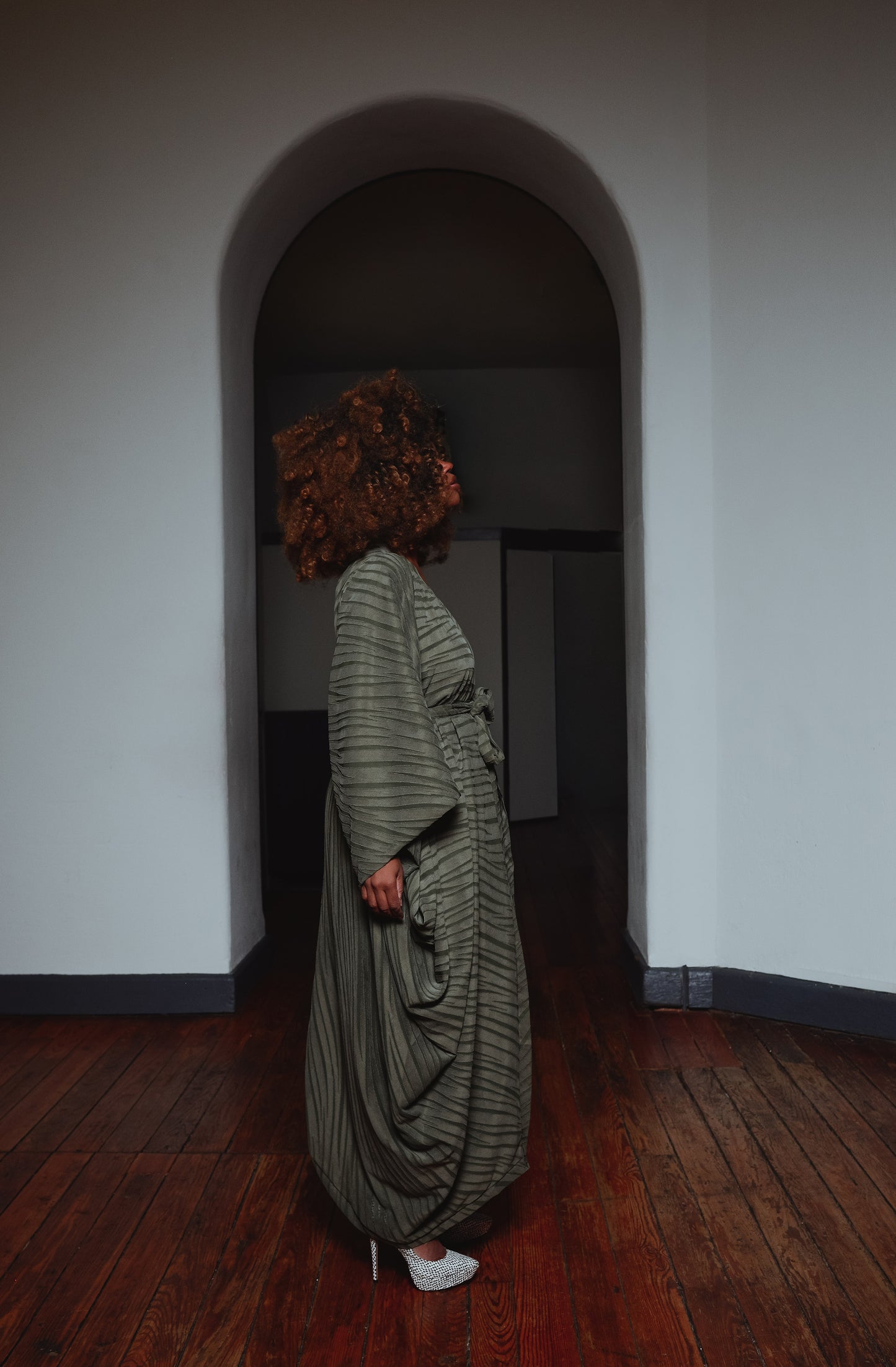 :: day twelve ::  joosy burnout plissé drape duster
