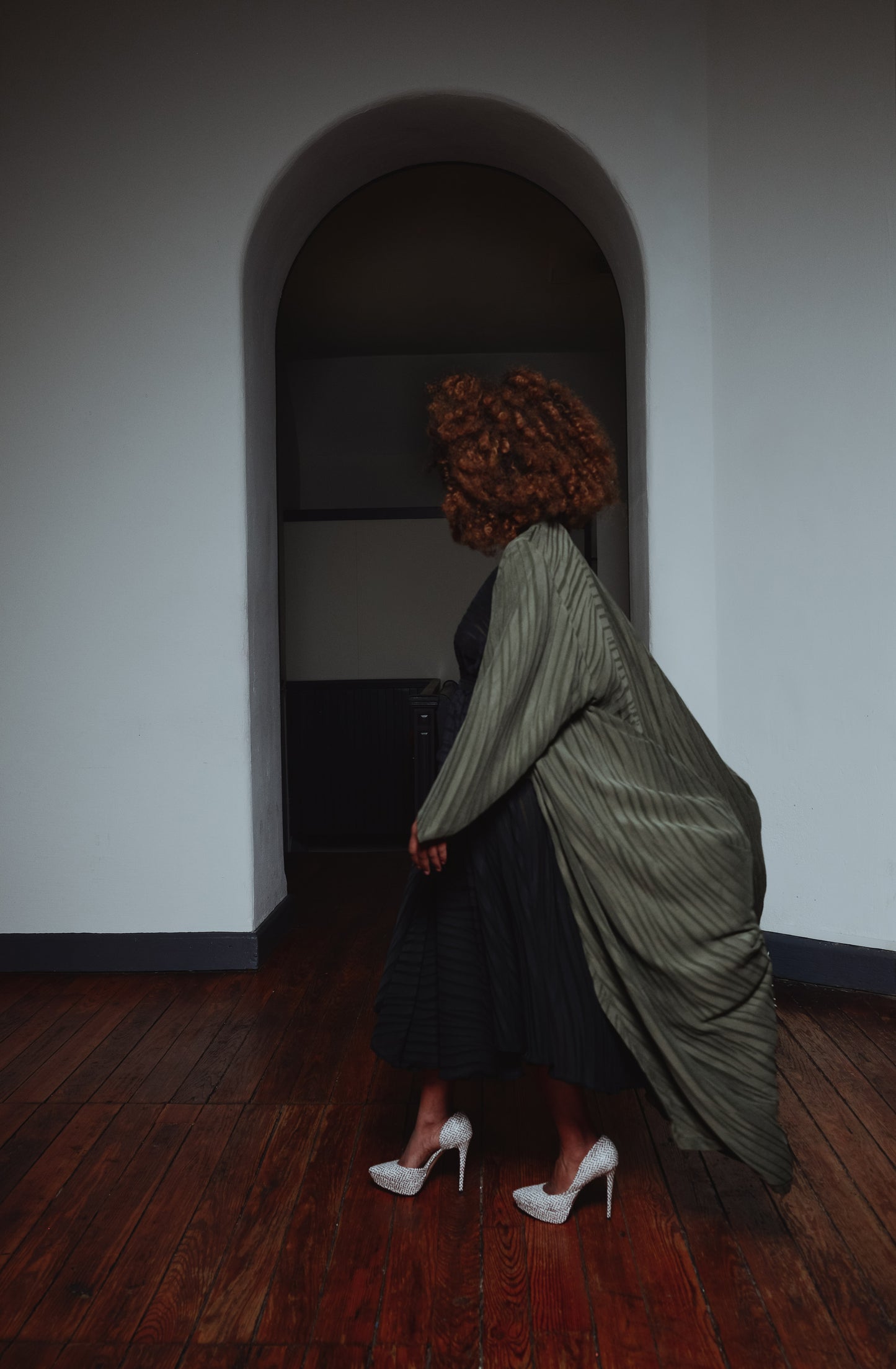 :: day twelve ::  joosy burnout plissé drape duster