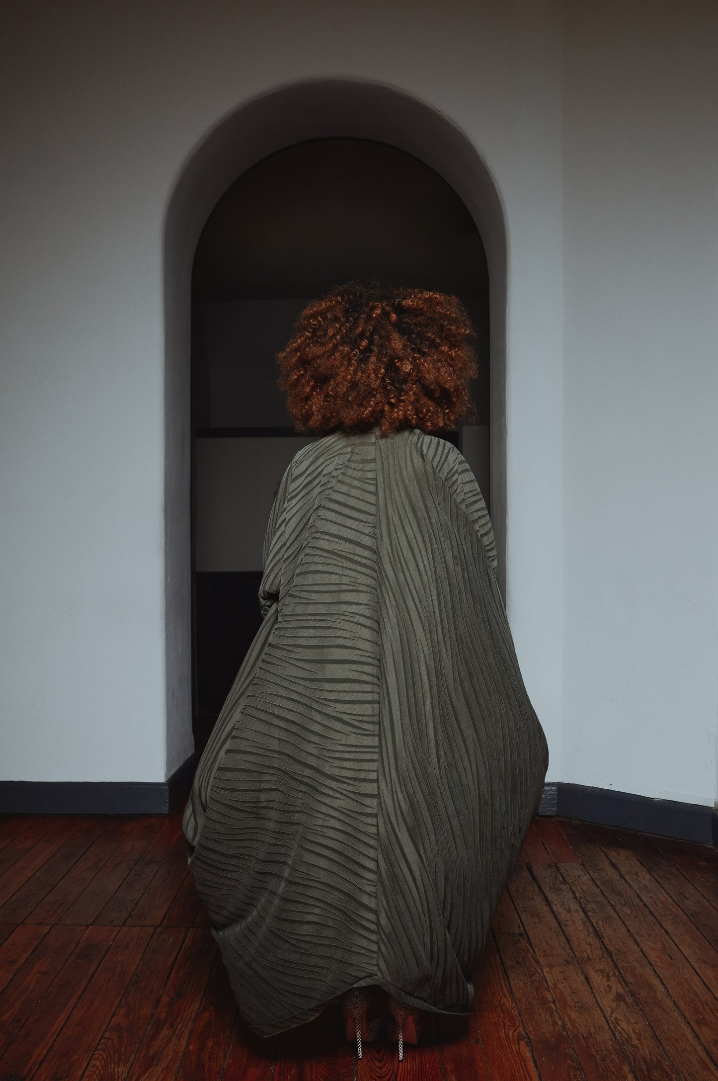 :: day twelve ::  joosy burnout plissé drape duster