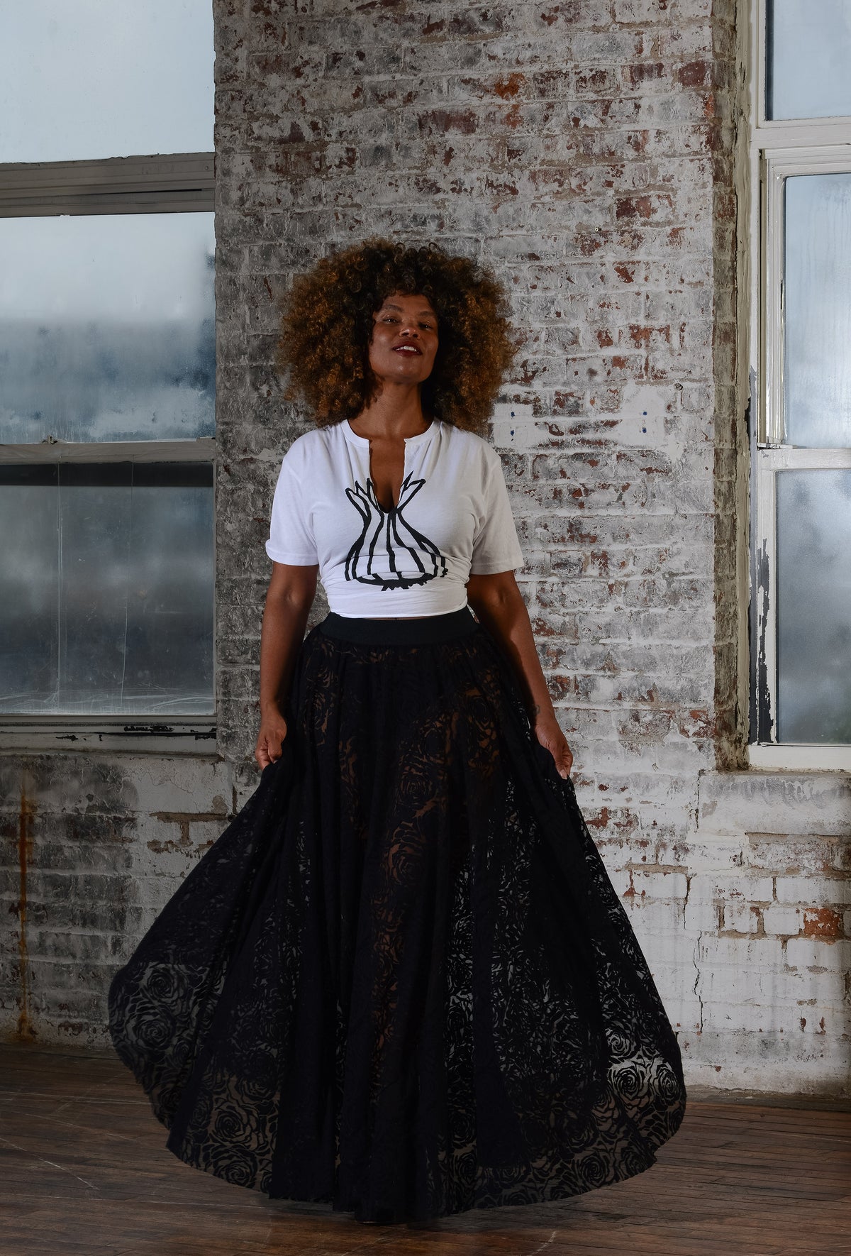 :: select :: lace skirt