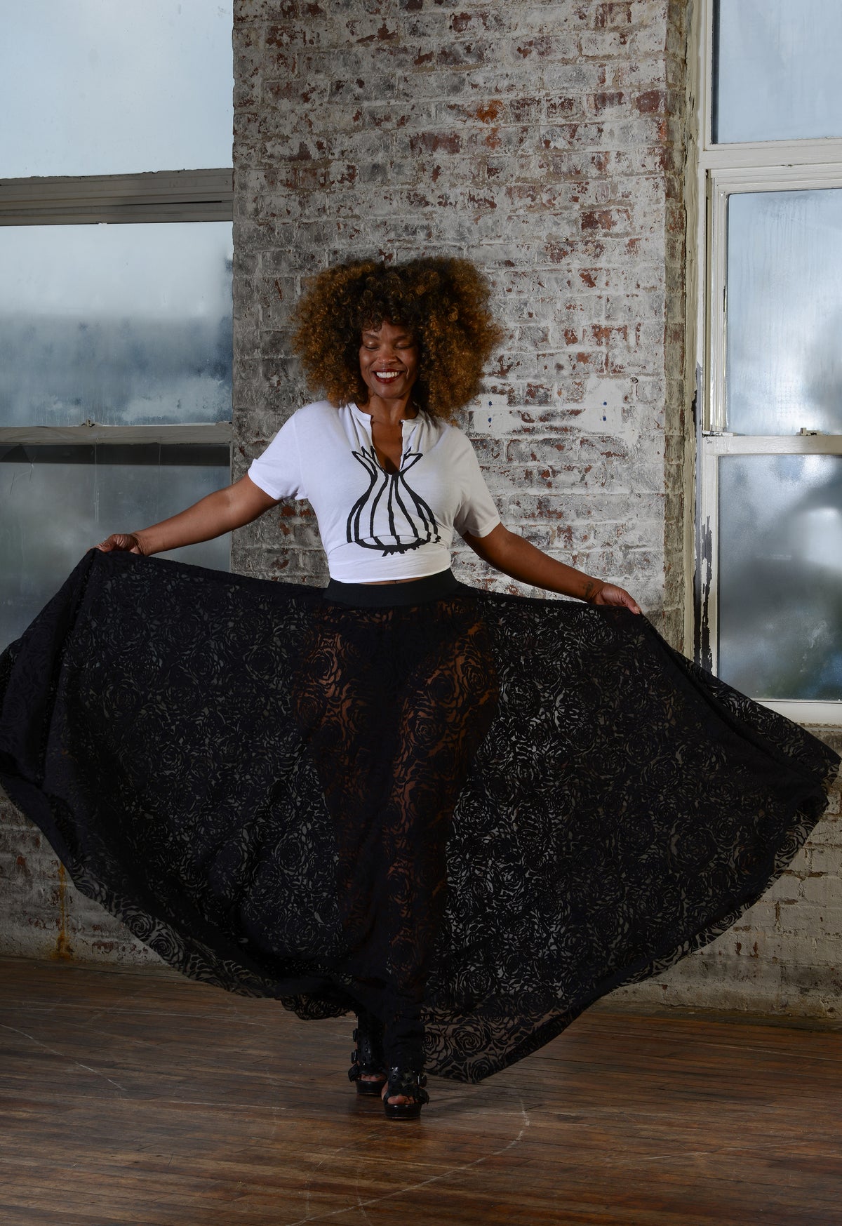 :: select :: lace skirt