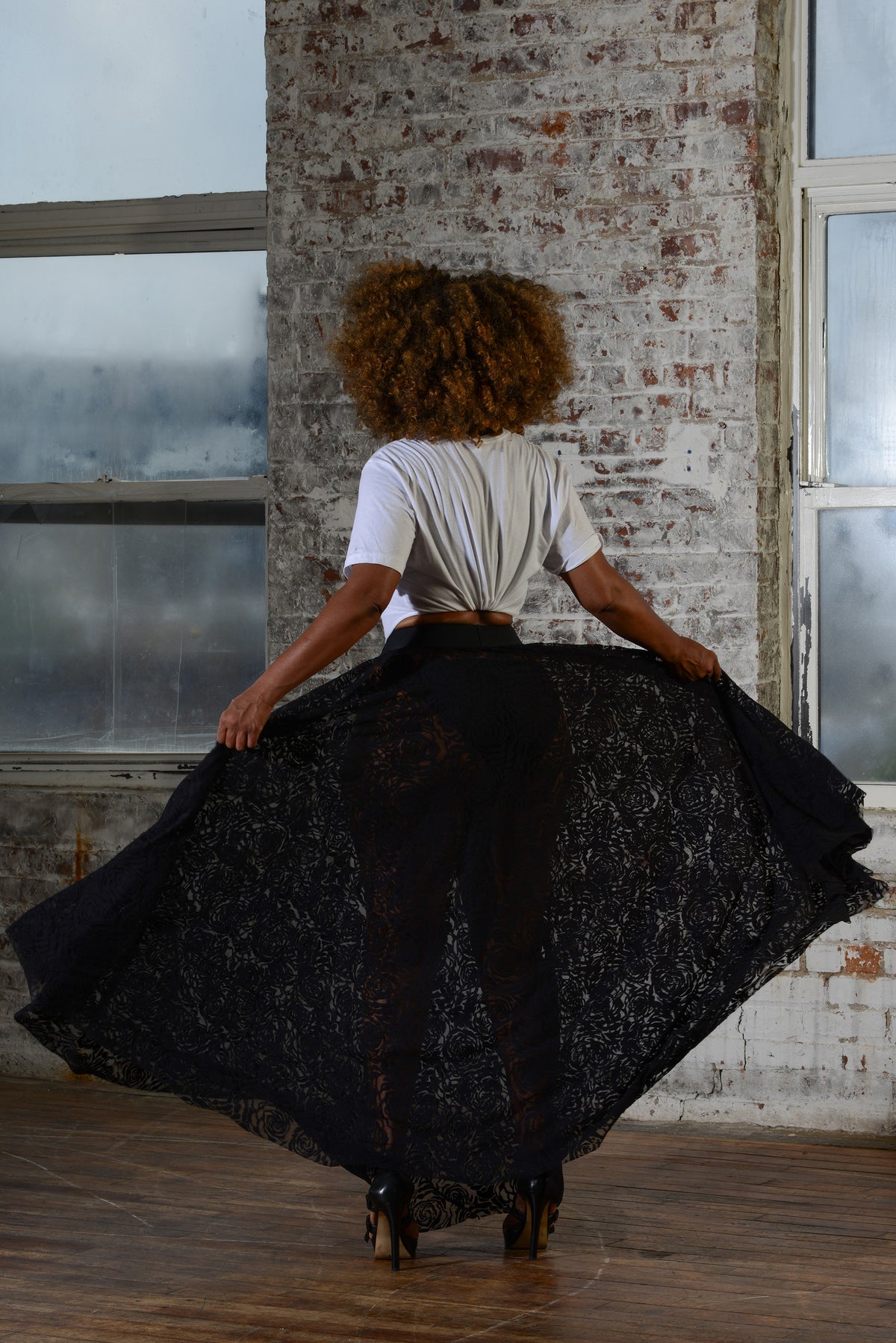 :: select :: lace skirt