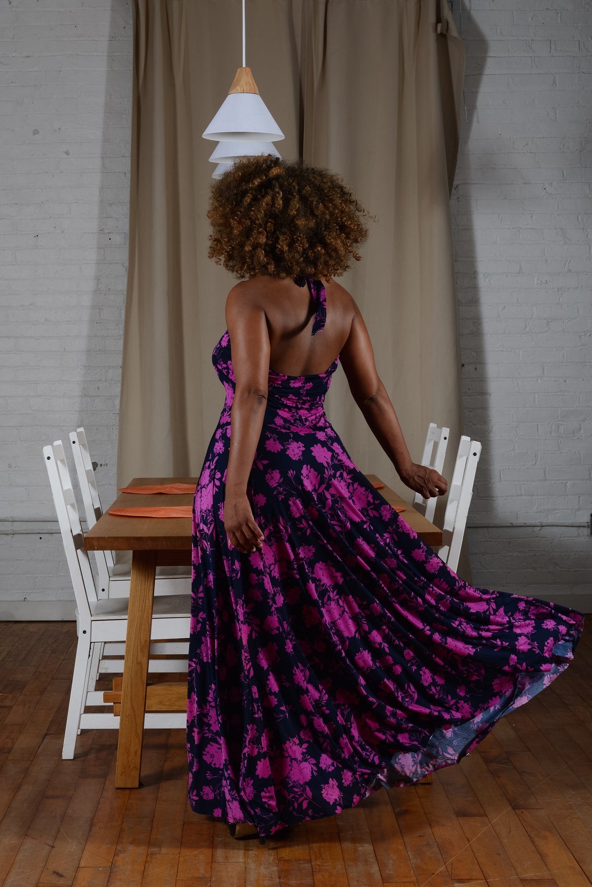 blossom halter - pink