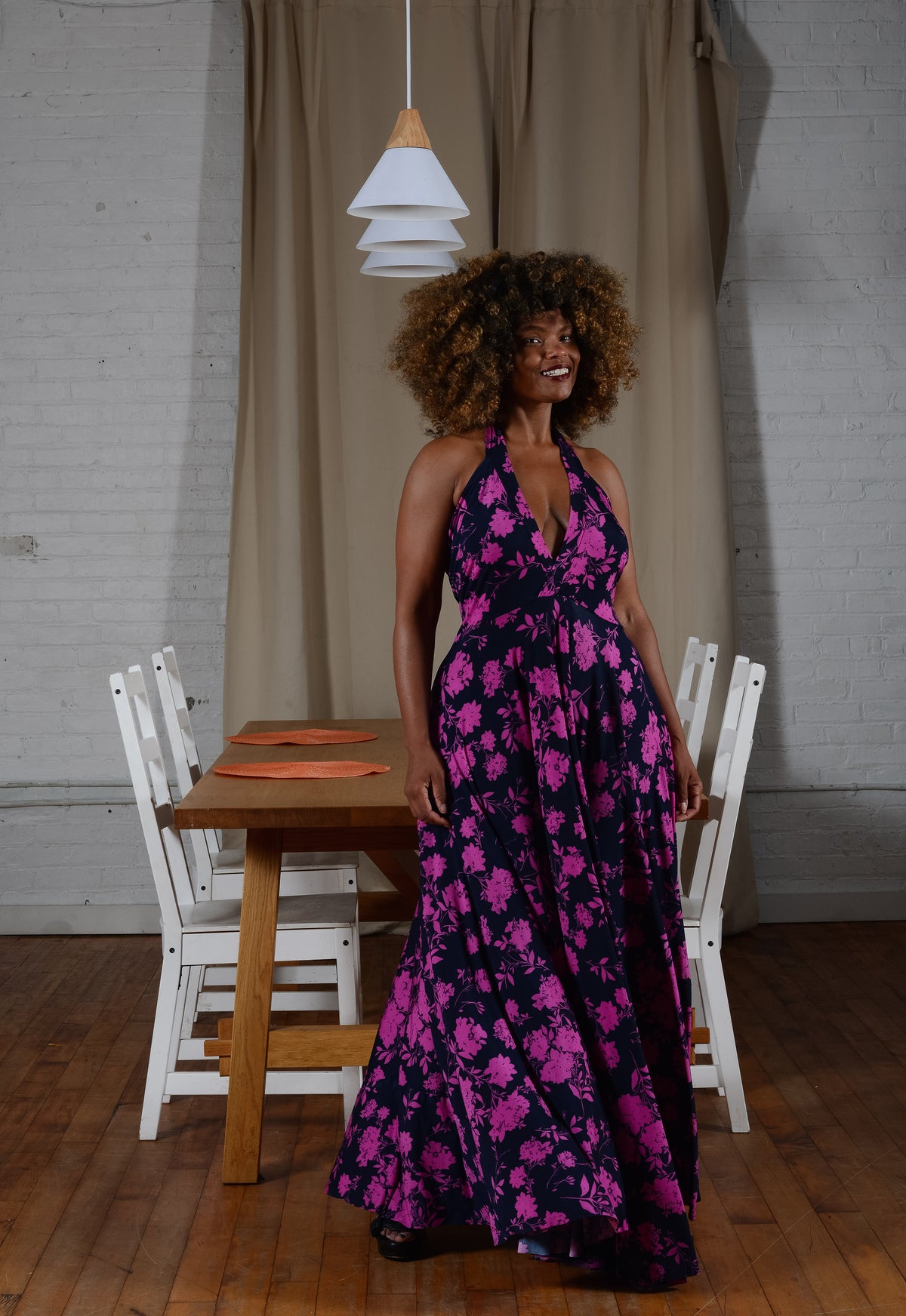 blossom halter - pink