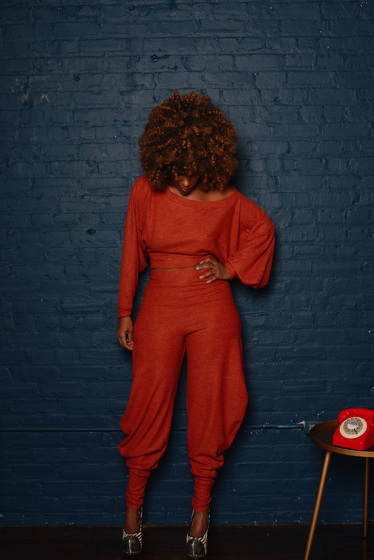fashmere crop + pants