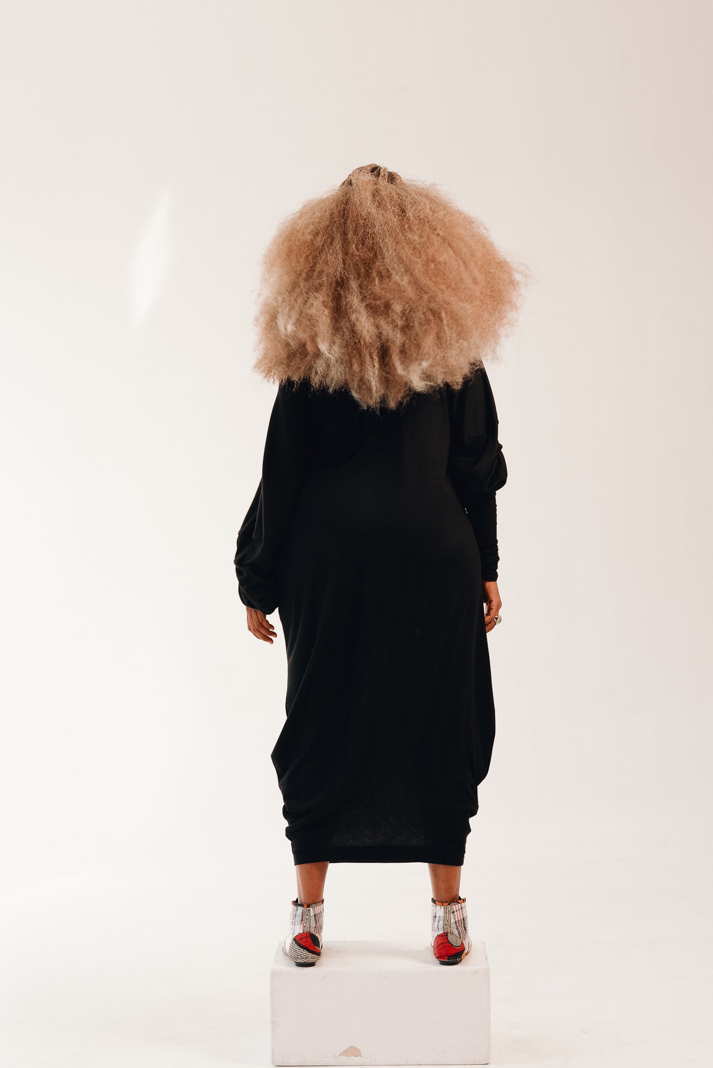 :: fire :: long sleeve off-shoulder baby thermal shift