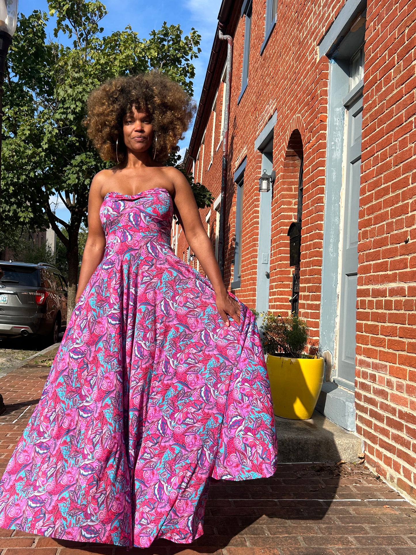 :: day twenty-eight :: paisley af backout strapless