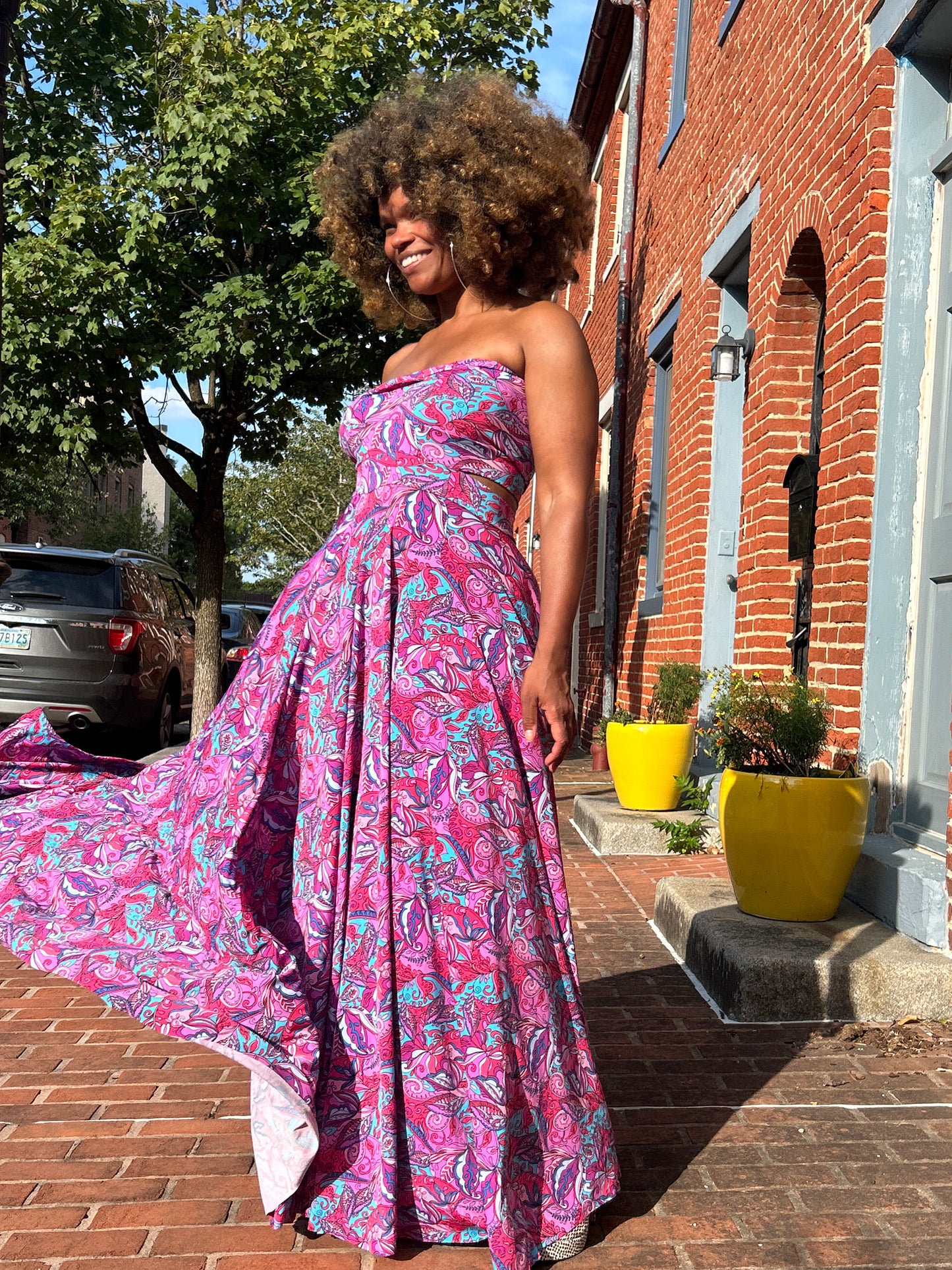 :: day twenty-eight :: paisley af backout strapless