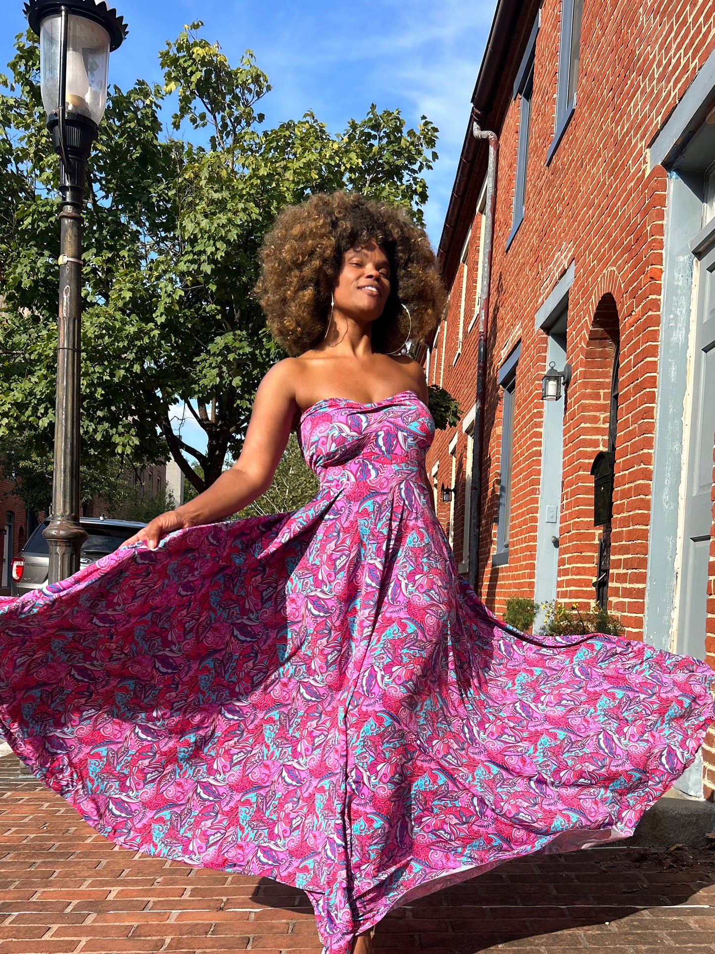 :: day twenty-eight :: paisley af backout strapless