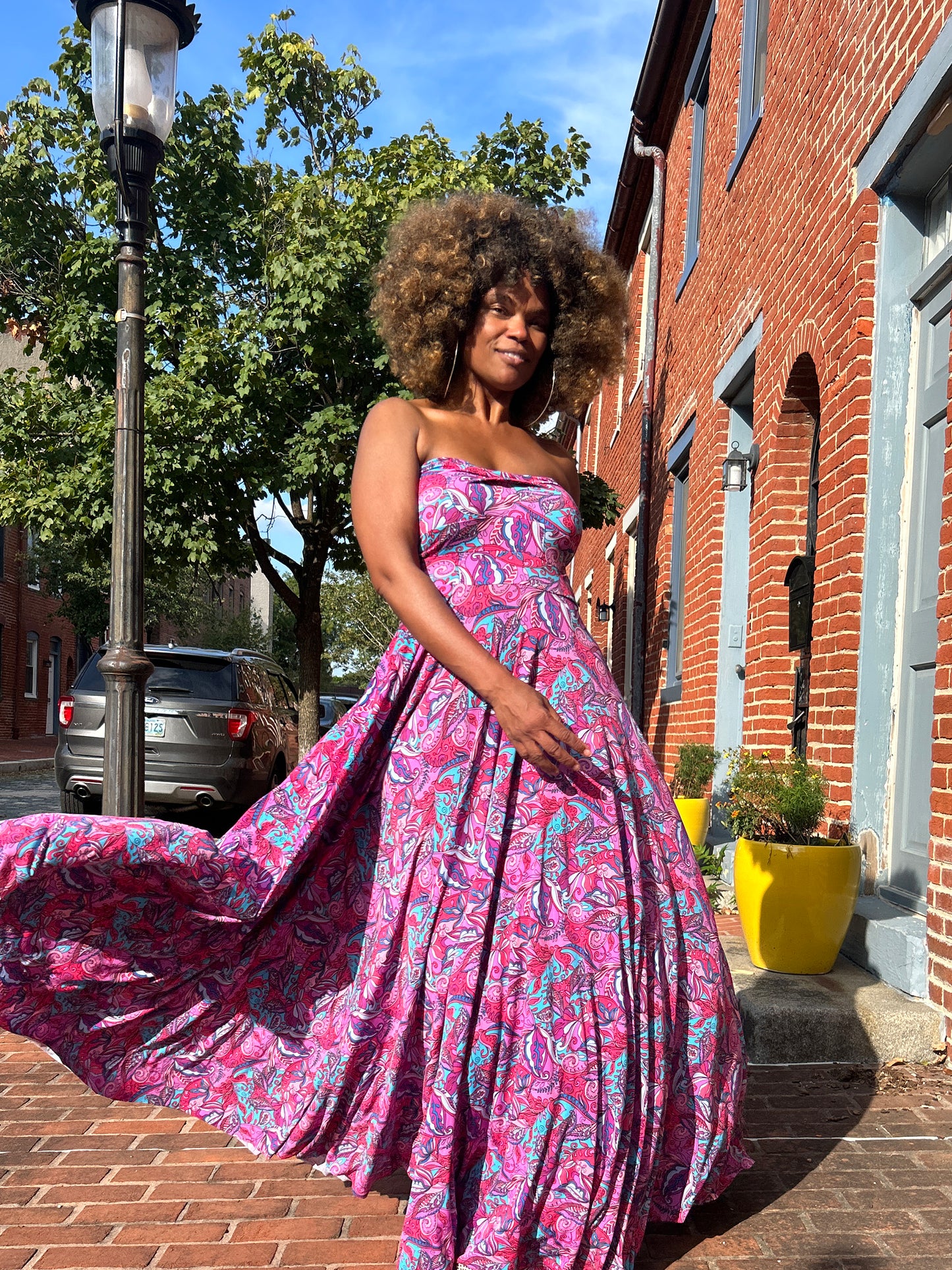 :: day twenty-eight :: paisley af backout strapless