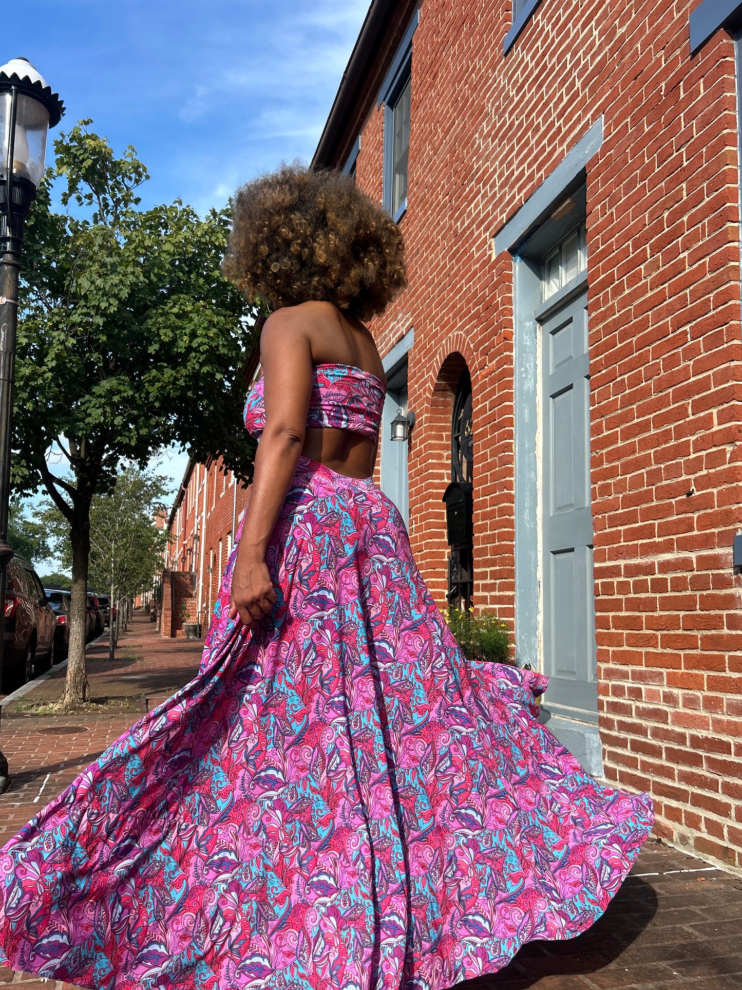 :: day twenty-eight :: paisley af backout strapless
