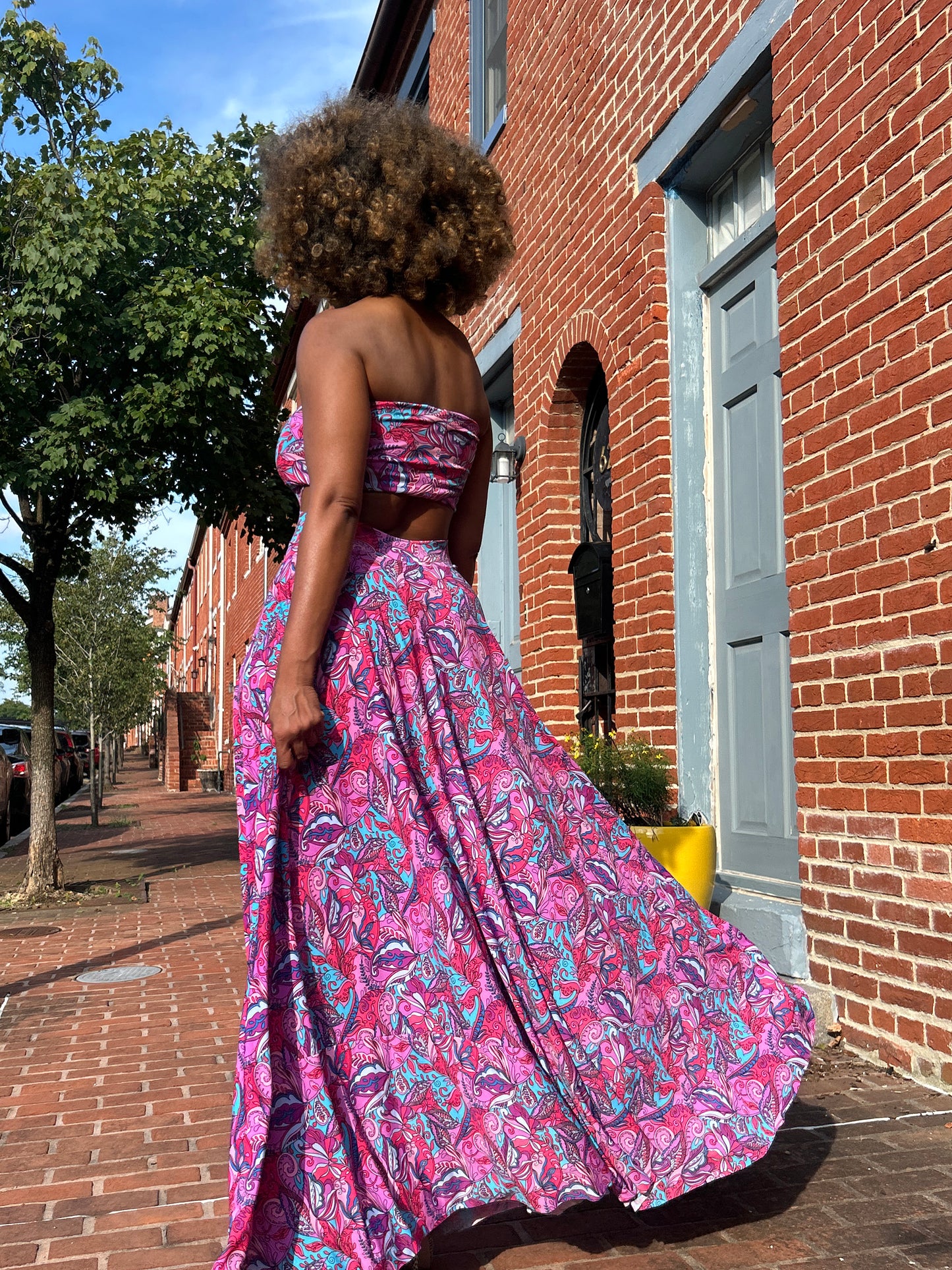 :: day twenty-eight :: paisley af backout strapless