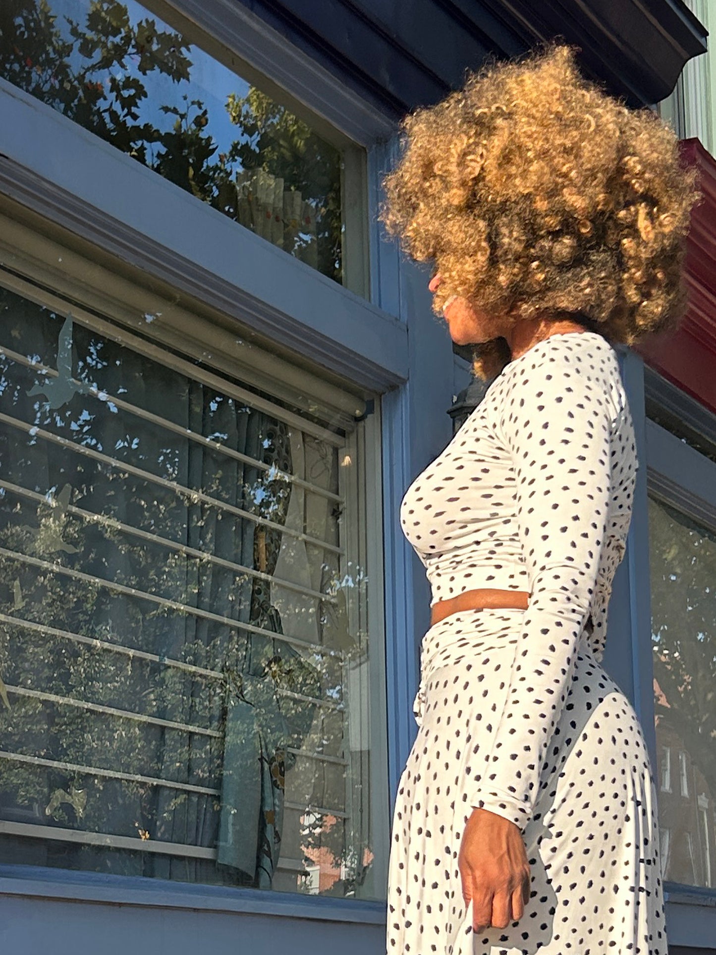 :: day thirty-one :: dalmatian crop + circle skirt