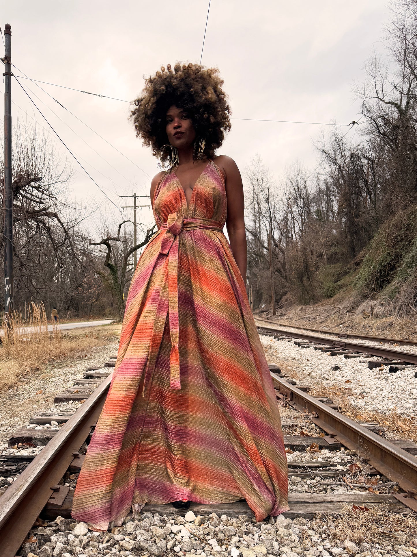 :: fire :: sorbet lurex halter