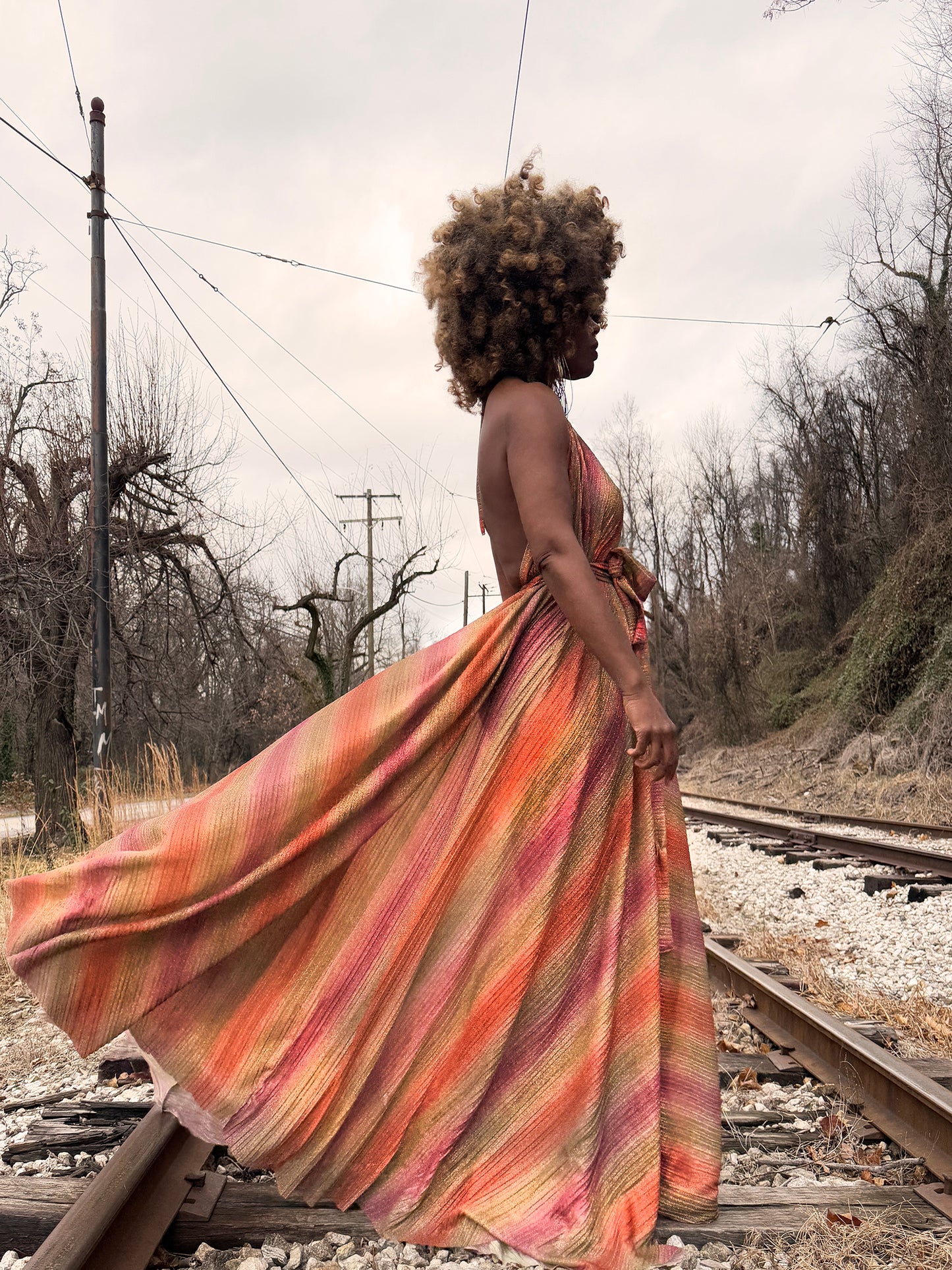 :: fire :: sorbet lurex halter