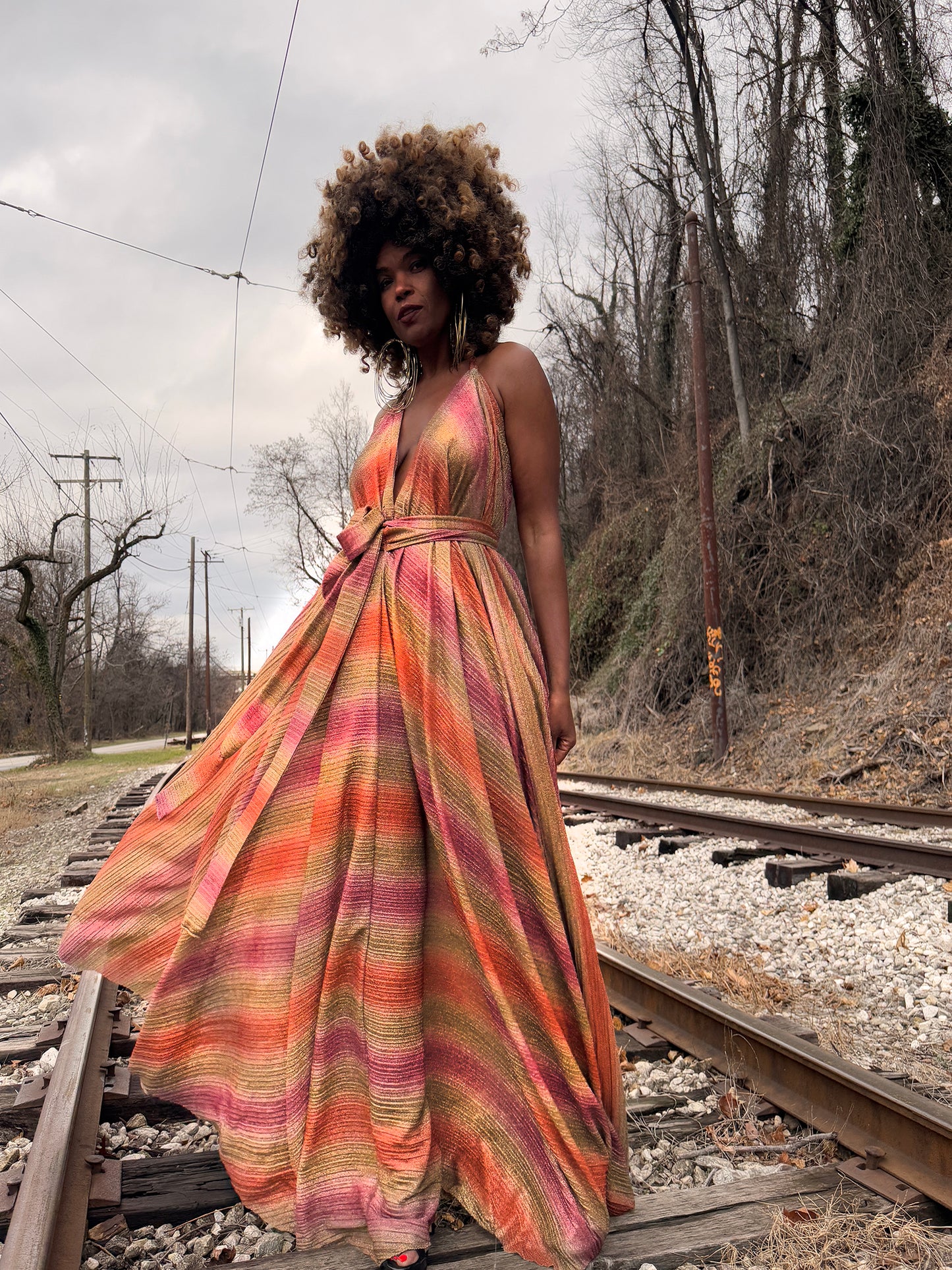 :: fire :: sorbet lurex halter