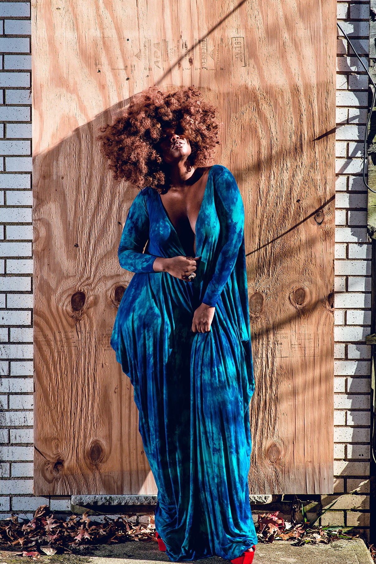 :: day four :: purp & turq drape
