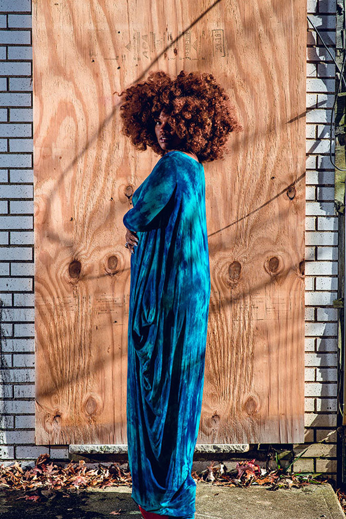 :: day four :: purp & turq drape