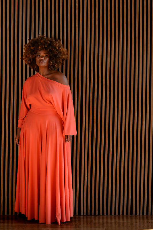 long sleeve 'i have a job' dress