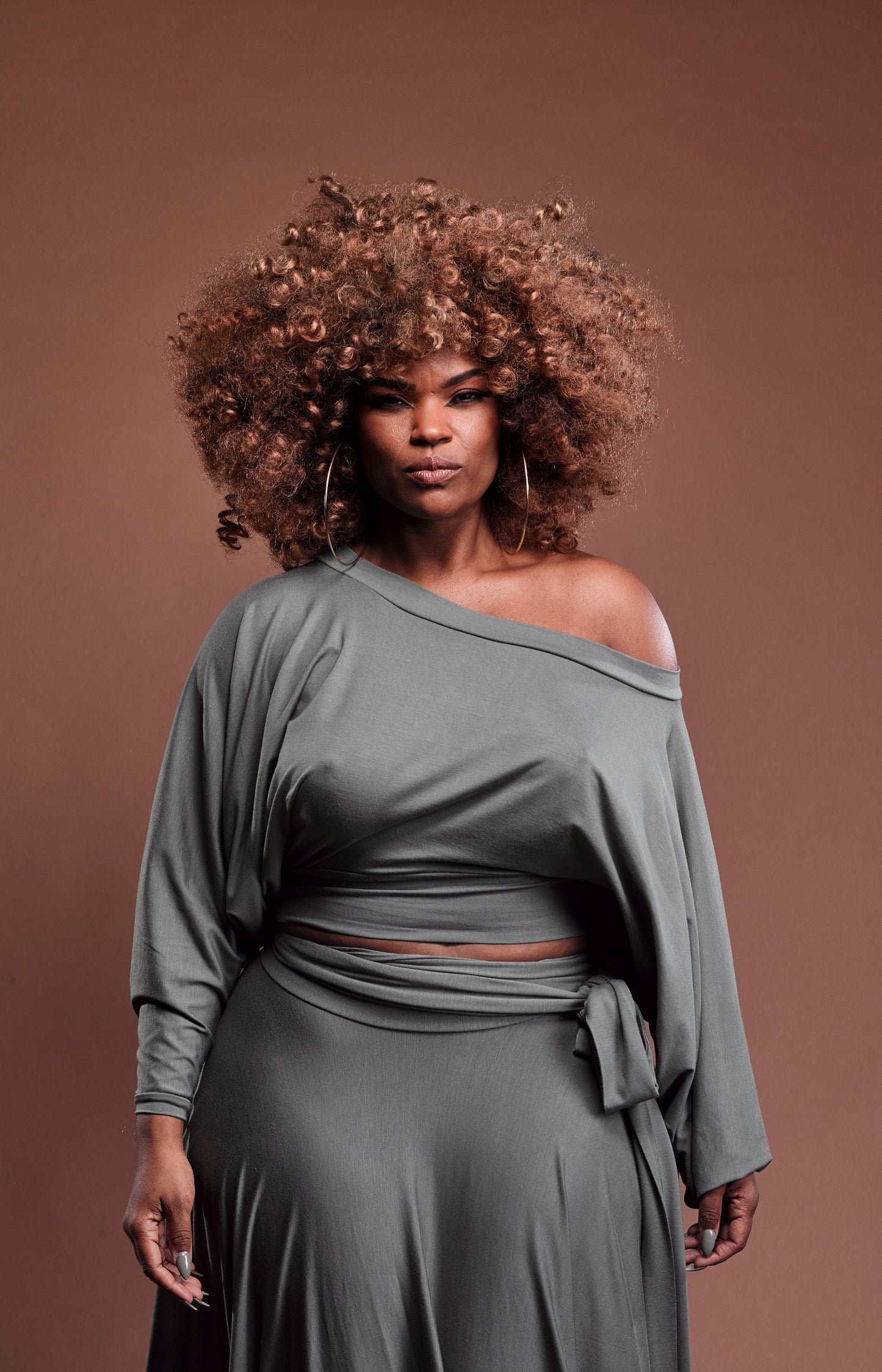 crop & circle skirt (2 pieces)