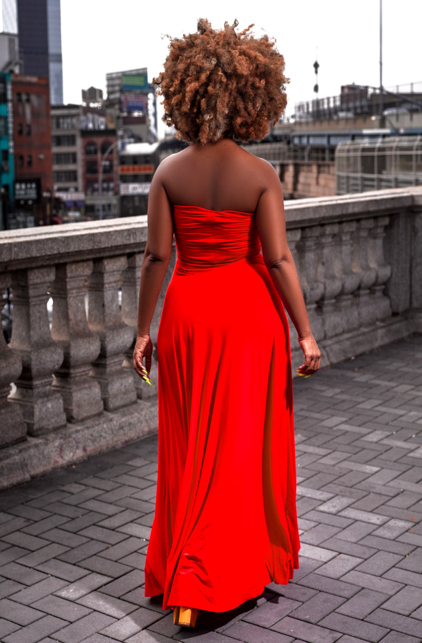 a-line strapless bodice