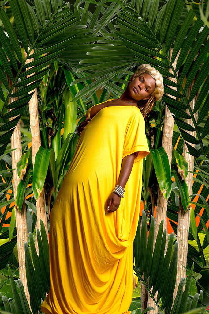 mid-sleeve drape - long